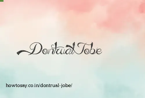 Dontrual Jobe