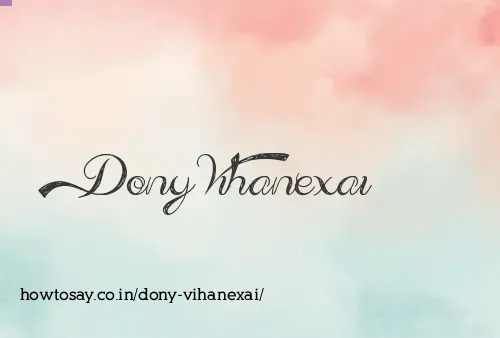 Dony Vihanexai