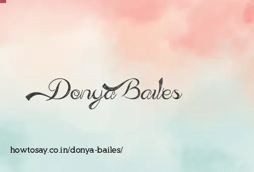 Donya Bailes