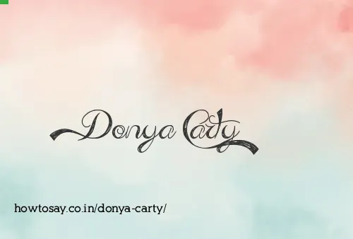 Donya Carty