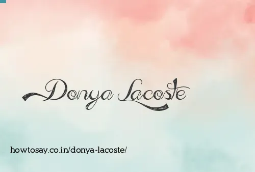 Donya Lacoste