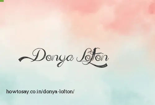 Donya Lofton