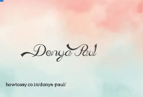 Donya Paul