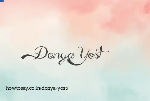 Donya Yost