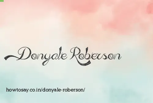 Donyale Roberson
