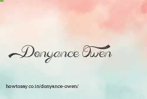 Donyance Owen