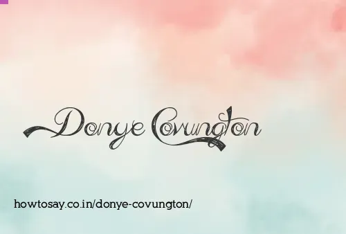 Donye Covungton