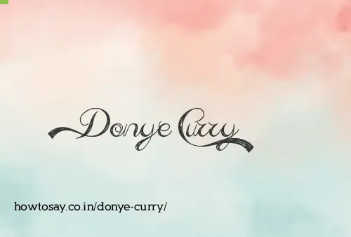 Donye Curry