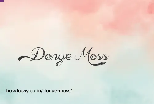 Donye Moss