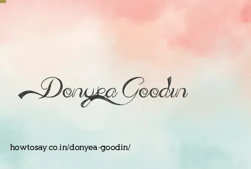 Donyea Goodin