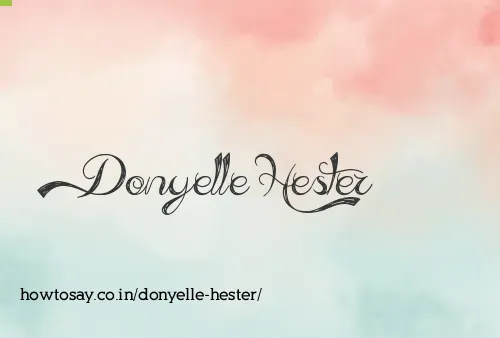 Donyelle Hester