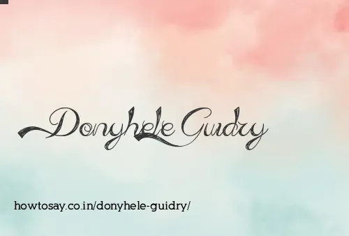 Donyhele Guidry