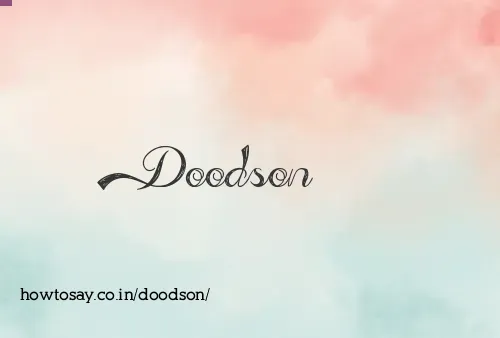 Doodson
