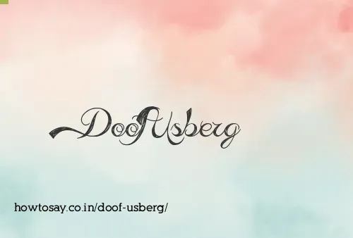 Doof Usberg