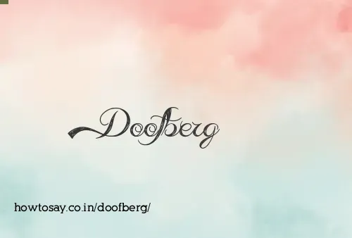 Doofberg