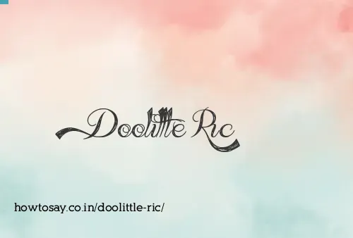 Doolittle Ric