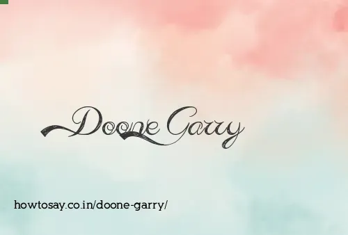 Doone Garry