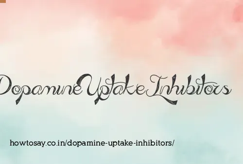 Dopamine Uptake Inhibitors