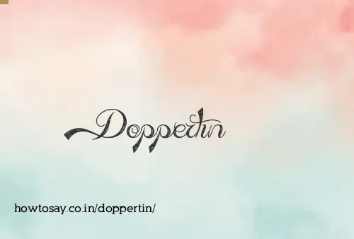 Doppertin