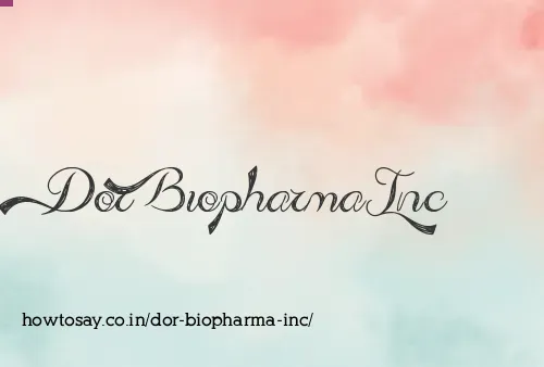 Dor Biopharma Inc