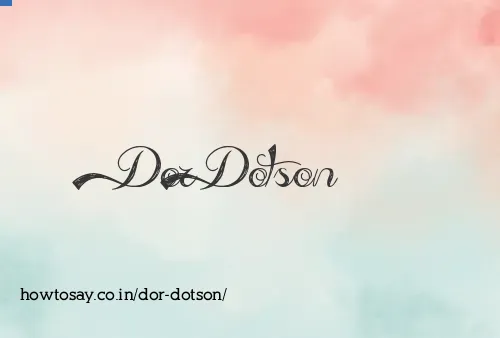 Dor Dotson