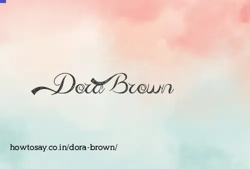 Dora Brown