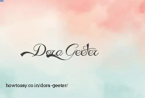 Dora Geeter