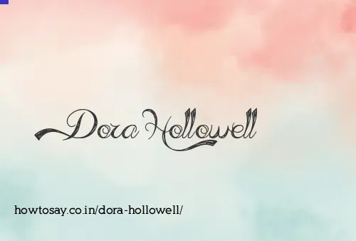 Dora Hollowell