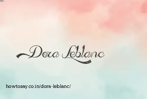 Dora Leblanc