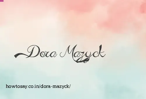 Dora Mazyck