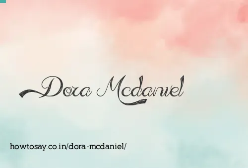 Dora Mcdaniel
