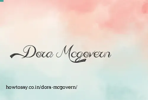 Dora Mcgovern