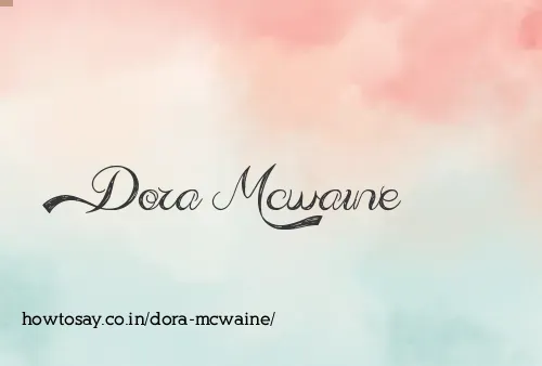 Dora Mcwaine