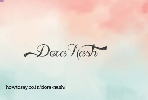 Dora Nash
