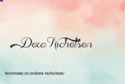 Dora Nicholson