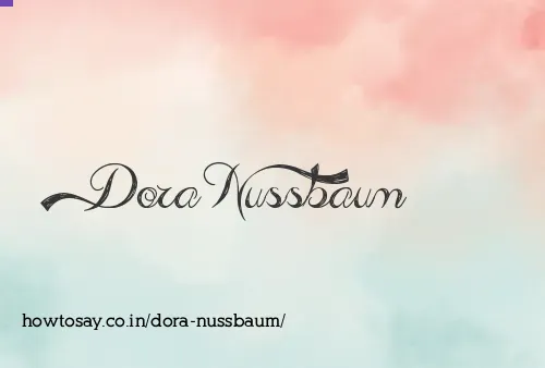 Dora Nussbaum