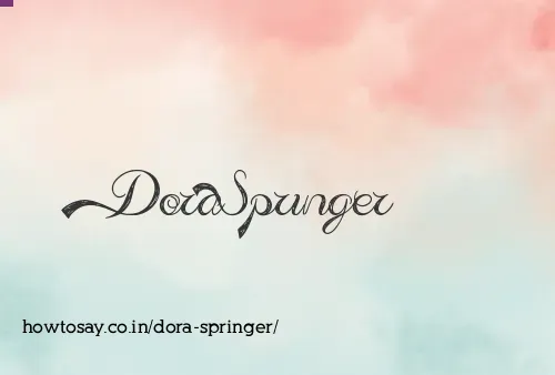 Dora Springer