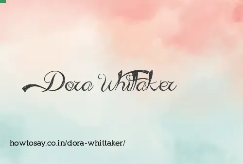 Dora Whittaker