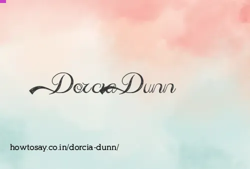 Dorcia Dunn