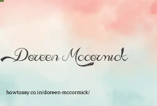 Doreen Mccormick