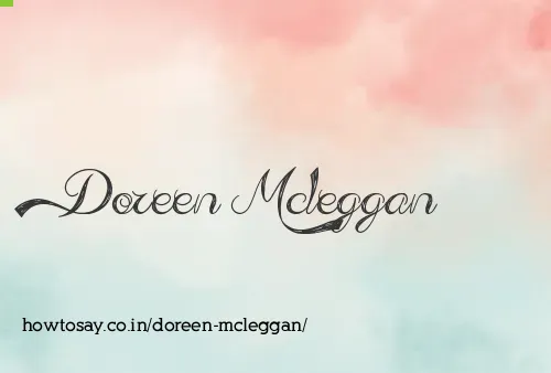 Doreen Mcleggan