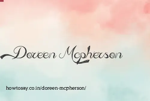 Doreen Mcpherson