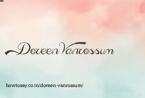 Doreen Vanrossum