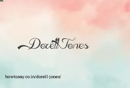 Dorell Jones