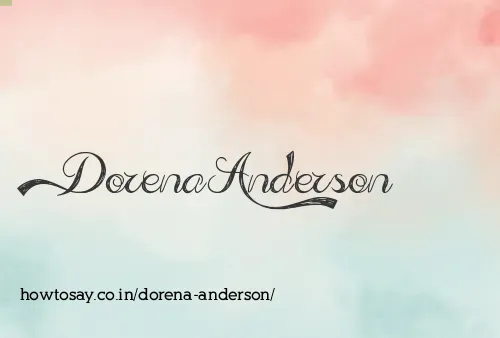 Dorena Anderson
