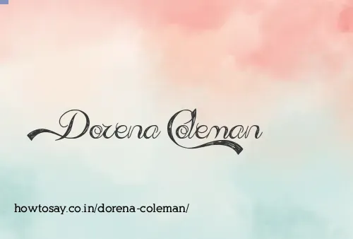 Dorena Coleman