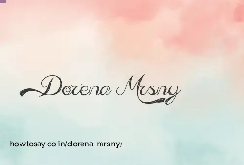 Dorena Mrsny