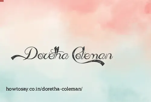 Doretha Coleman