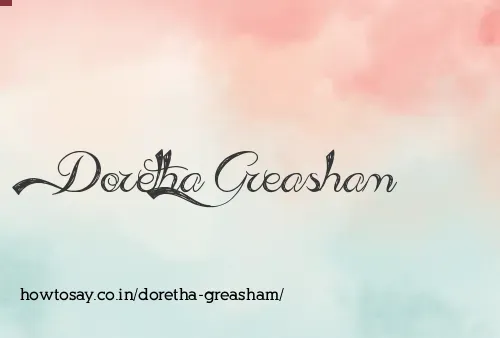 Doretha Greasham
