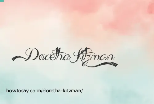 Doretha Kitzman